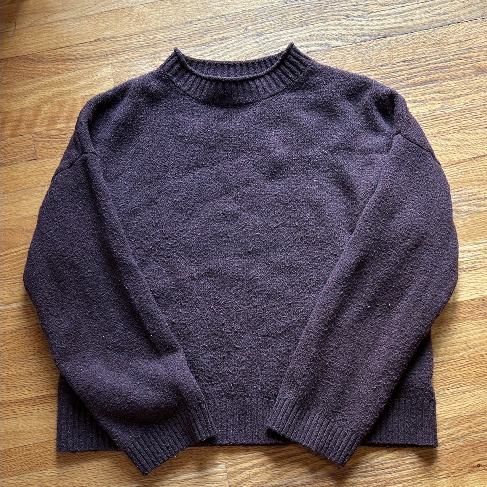 BP Dark Brown Women's Crew Neck Sweater. Size medium.